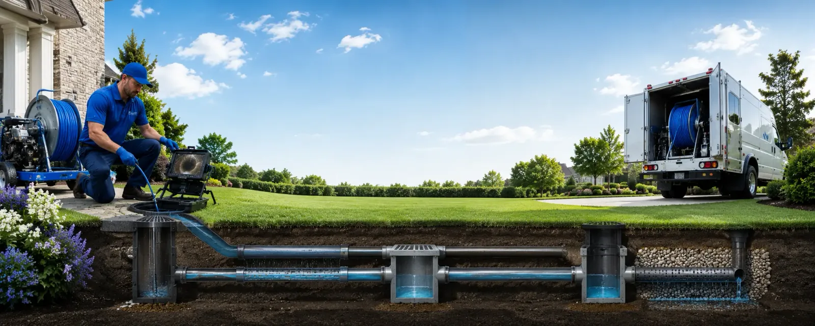 Outdoor drain cleaning information for Lamar, OK